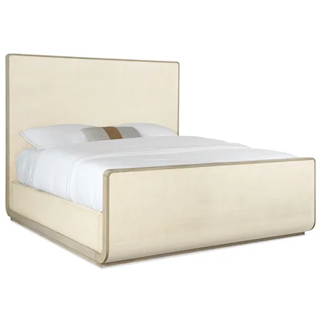 Contemporary California King Sleigh Bed