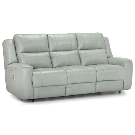 Dual Power Reclining Sofa with USB Port