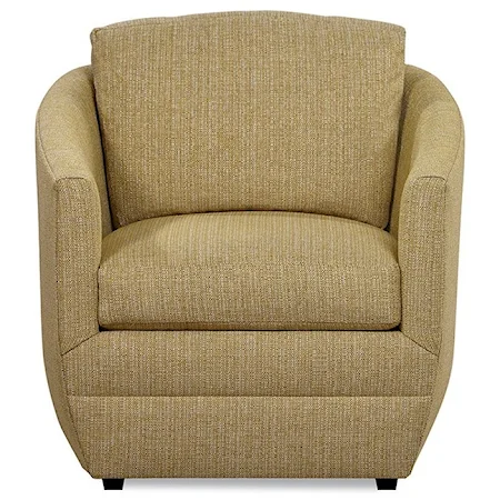 Upholstered Accent Barrel Chair