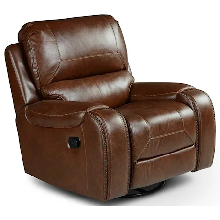 Manual Motion Swivel Glider Recliner Chair