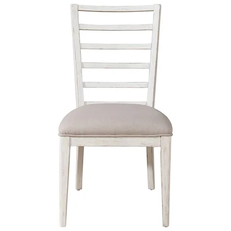 Contemporary Ladder Back Side Chair