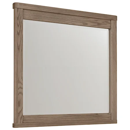 Beveled Glass Landscape Dresser Mirror with Beveled Glass