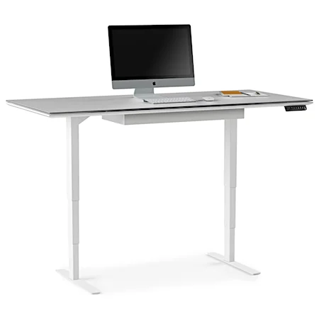 Lift Standing Desk with Storage Drawer