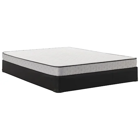 Twin 5 1/2" Innerspring Tight Top Mattress and Standard Base 9" Height