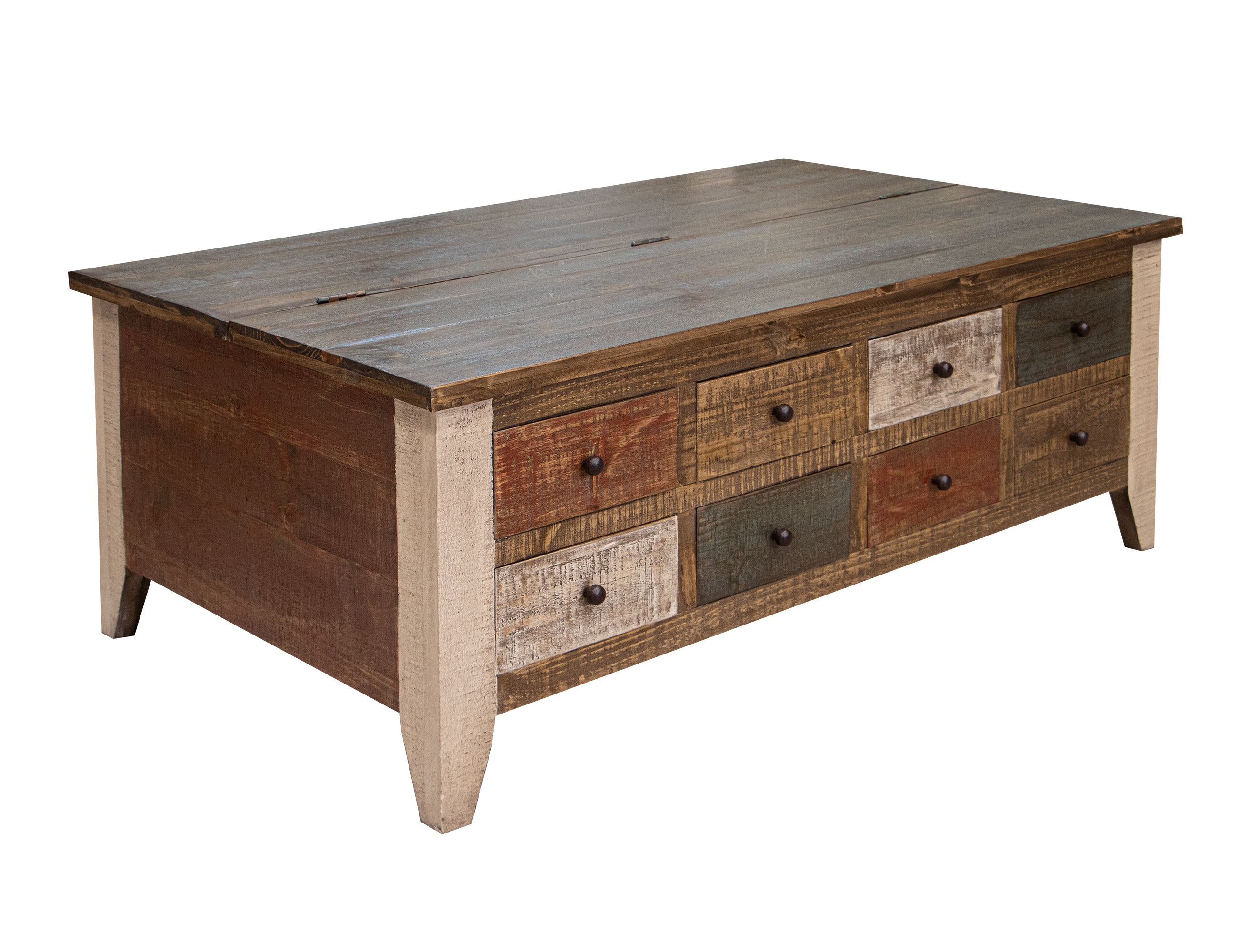 8-Drawer Cocktail Table