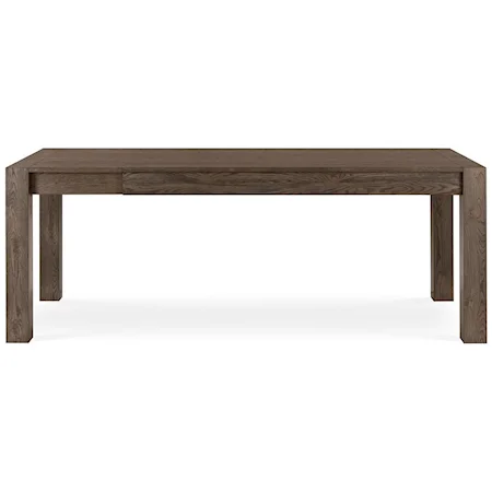 Modern Rustic Rectangular Extension Dining Table