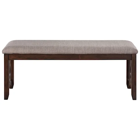 Dining Bench with Upholstered Seat