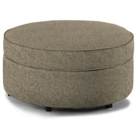 Upholstered Storage Ottoman with Casters