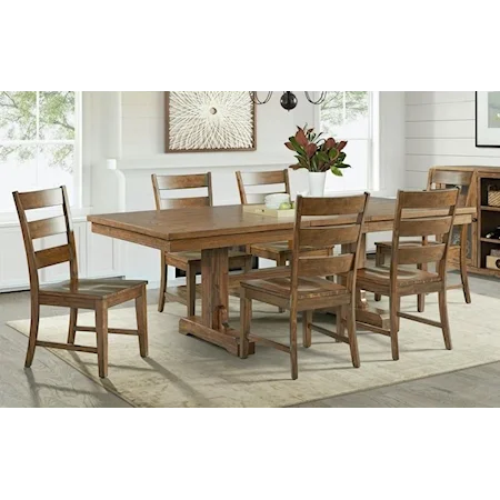 Casual 7-Piece Table and Chair Set