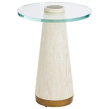 Castlewood Glass Top Accent Table