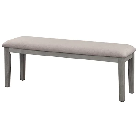 Casual Upholstered Bench