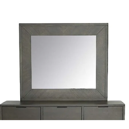 Transitional Dresser Mirror