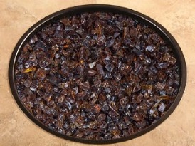 Coffee Crushed Glass