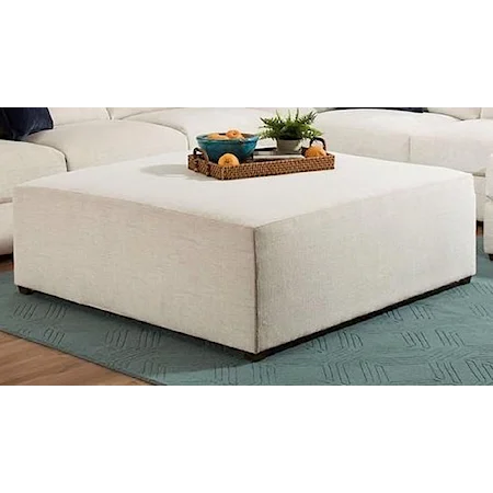 Contemporary Square Cocktail Ottoman