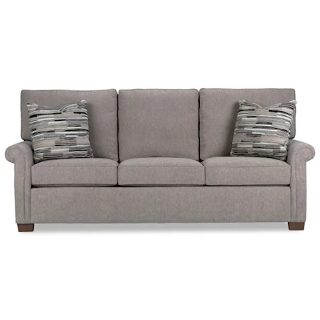 Customizable Sofa with Panel Arms