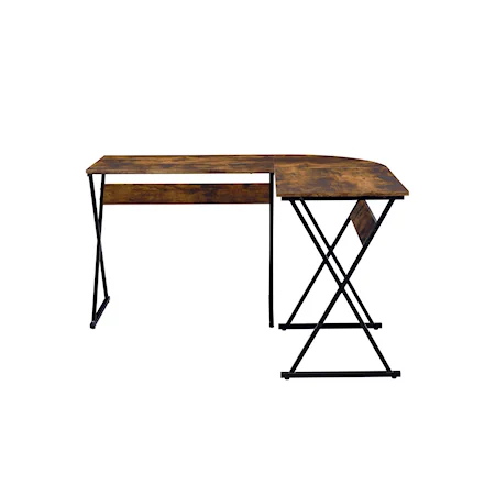 Rustic L-Shaped Writing Desk