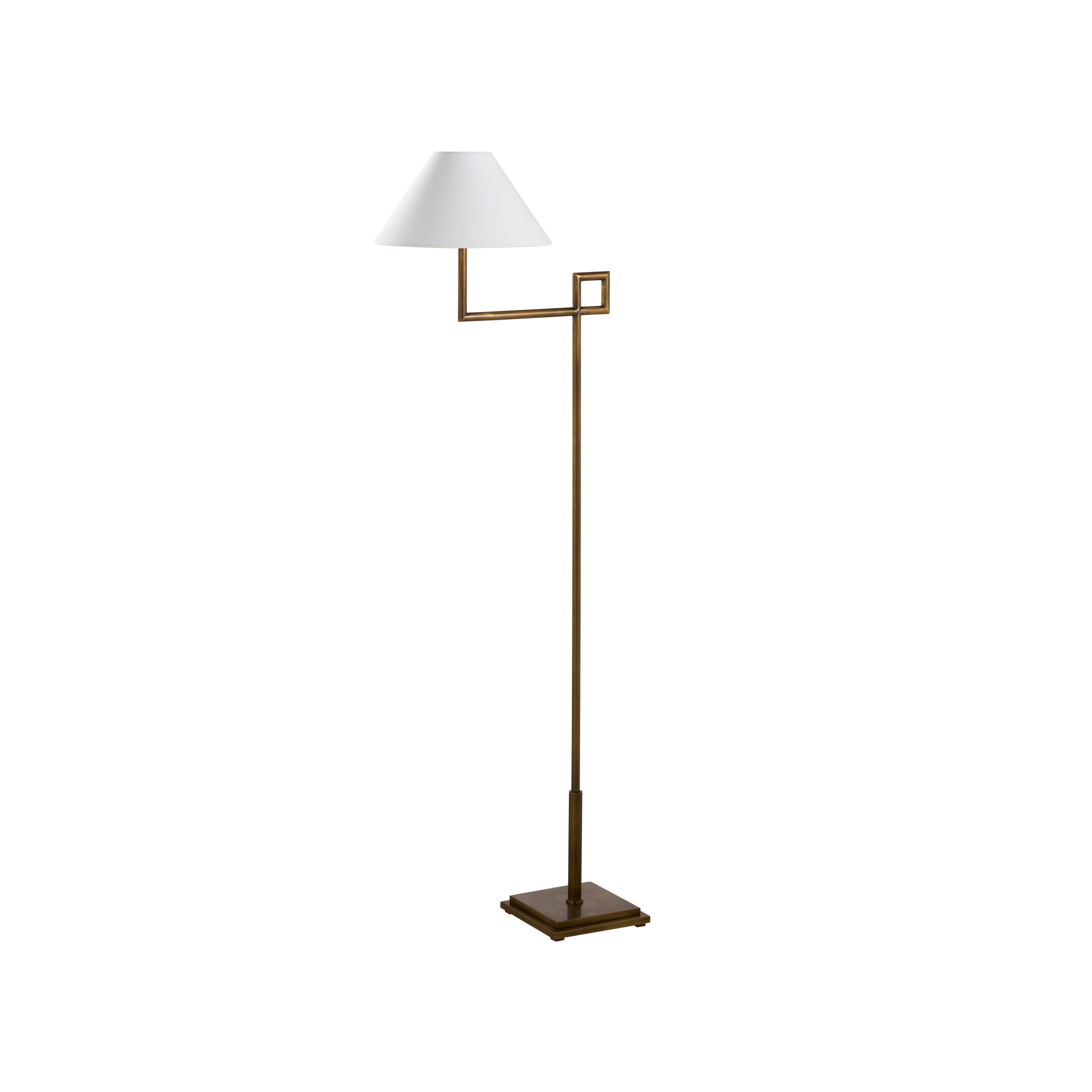St. Dunstan Floor Lamp - Aged Brass