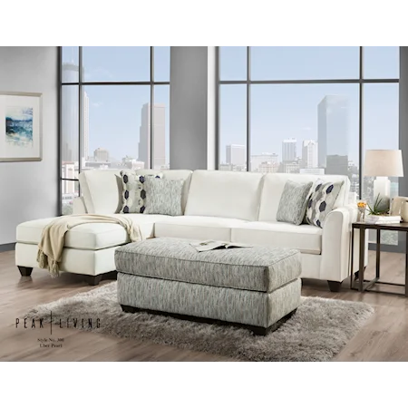 Transitional Sofa Chaise