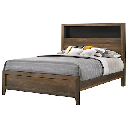 Contemporary King Bookcase Bed