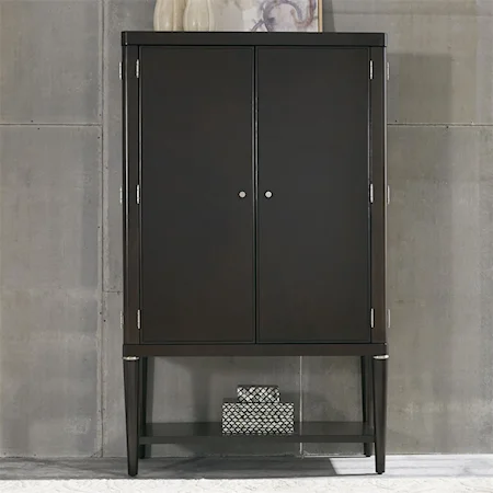 Transitional 2-Door Armoire