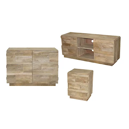 Contemporary Storage Console 