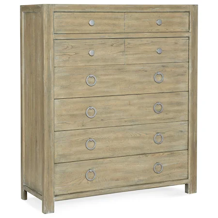 Coastal Drawer Chest with Removable Felt Liner