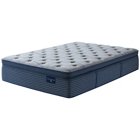 King 15" Plush Pillow Top Wrapped Coil Mattress