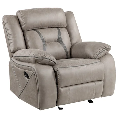 Casual Manual Glider Recliner