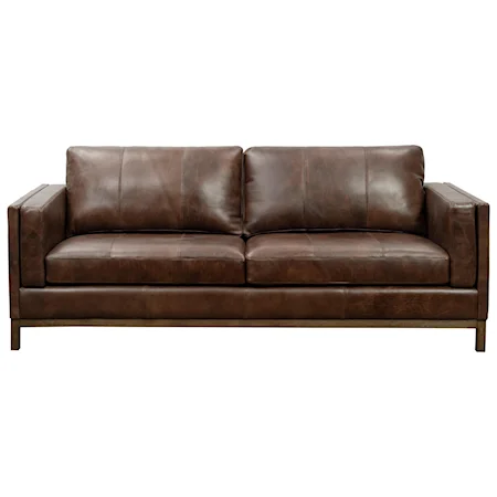 Contemporary Leather Sofa