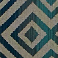 Blue Key Patterned Fabric