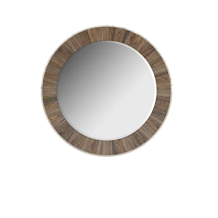 Transitional Round Mirror 