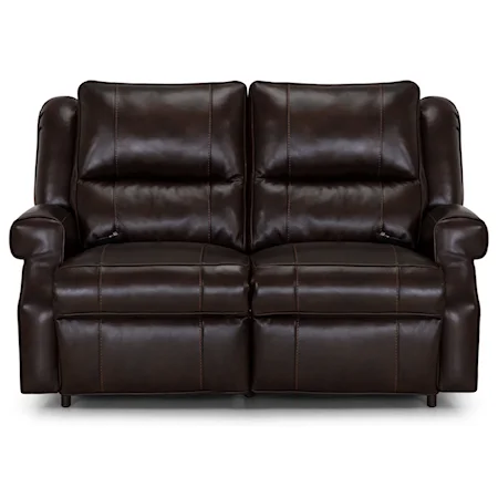 Power Reclining Loveseat with Power Headrest and Wand