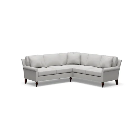 2-Piece L-Shaped Sectional Sofa