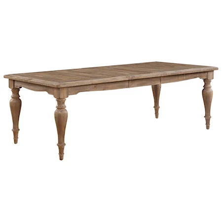 Cottage Style Dining Table with Leaf