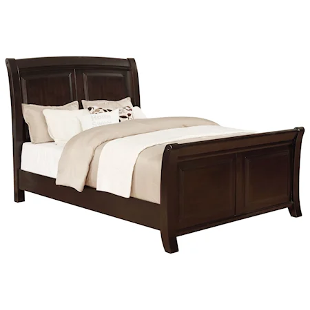 Traditional California King Sleigh Bed