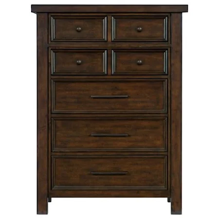 Transitional 6-Drawer Chest