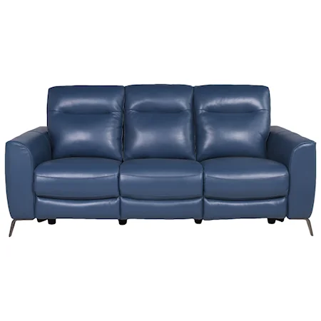 Contemporary Power Reclining Sofa with USB Charging Ports