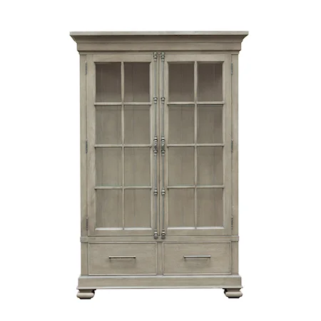 Curio China Cabinet with Canister Lighting