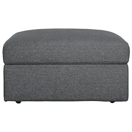 Transitional Storage Ottoman