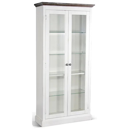 Display Cabinet with LED Touch Lighting