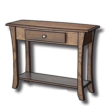 Customizable Solid Wood 36" Sofa Table