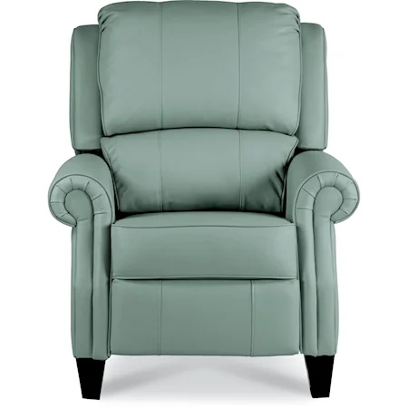 Transitional High Leg Power Reclining Chair with USB Port