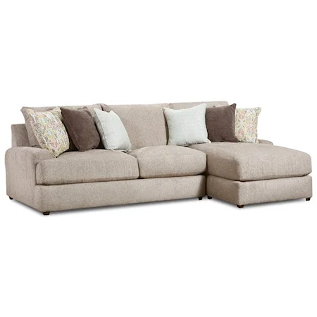 Contemporary Right-Facing Sofa Chaise