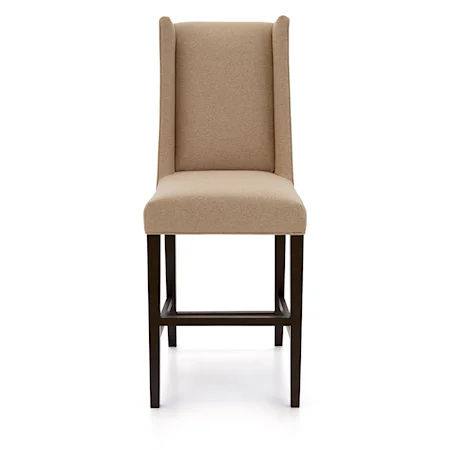 Transitional 30" Upholstered Bar Stool