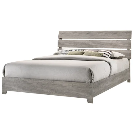 Relaxed Vintage King Platform Bed