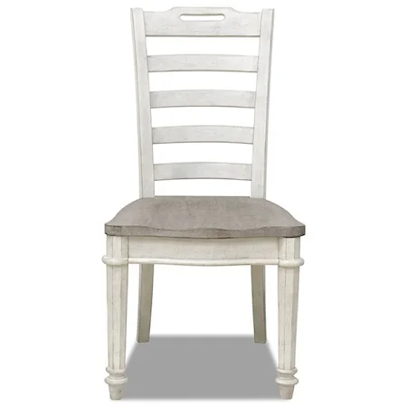 Farmhouse Ladderback Dining Side Chair