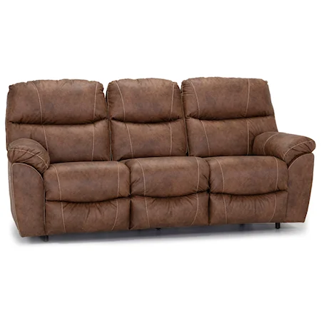 Casual Power Reclining Sofa with USB Port