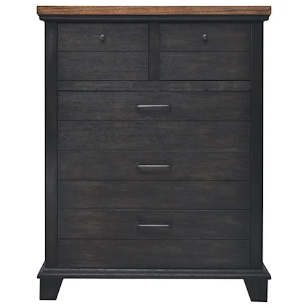 Farmhouse Five Drawer Chest