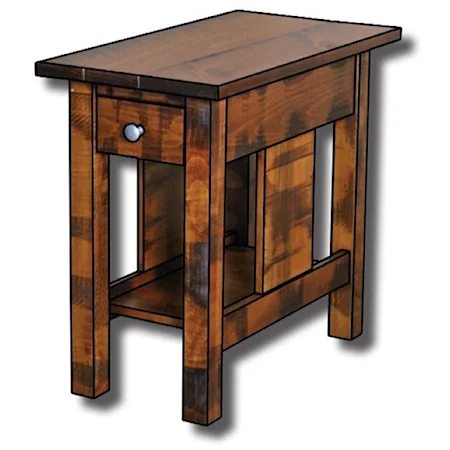 Customizable Solid Wood 14" End Table