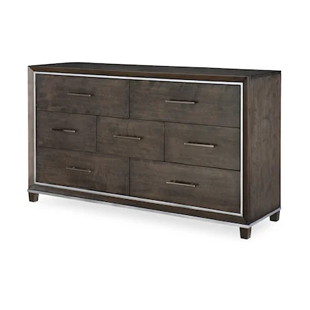 Contemporary Dresser with Jewelry Tray